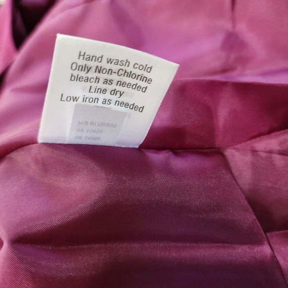 Norm Thompson Women's Grape Purple Knit One Button Blazer Size 10 - Picture 7 of 7